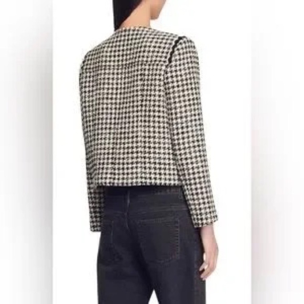🔥🔥🔥NEW Sandro Tweed Crop Blazer - Picture 2 of 7